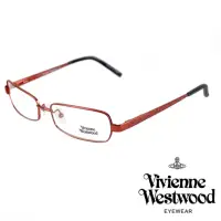 在飛比找momo購物網優惠-【Vivienne Westwood】經典水鑽格菱紋光學眼鏡