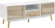 TV Unit Cabinet Entertainment Units, Wood Stand Table Cabinets Storage Shelf Org