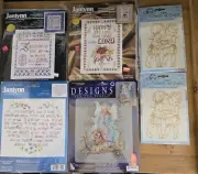 6 Janlynn Cross Stitch Kits Sealed FRIENDSHIP/ANGELS/TRUST IN THE LORD