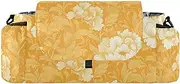 miaozhen Orange Floral Chinese Style stroller parent organizer large caddy accessory accesorios para coche de organizador para carreola