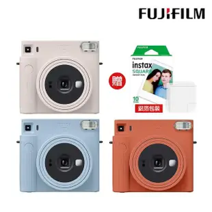 【FUJIFILM 富士】instax SQUARE SQ1 方形拍立得相機 公司貨(送10張底片+透明保護套20入)