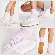 Adidas Women’s Retropy E5 White/Pink Trainer Sneakers [GW9418]