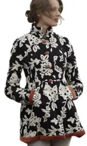 95. NWT Anthropologie Tracy Reese Crewel Princess embroidered coat 4 $288