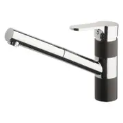 Armando Vicario ISA Pullout Kitchen Mixer - Chrome/Onyx