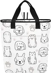 Cooler Bag Pink Flamingos Beach Bottle Cooler Bag 36 Cans, Leakproof Cooling Tote Bag for Lunch