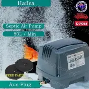 Hailea Hiblow 80L/M Domestic Septic Air Aerator Pump + Diaphragms