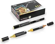 Spectrum Noir Alcohol Blendable Triblend Markers-Deep Blends Collection 24pc, Various, One Size,SN-TBLE-DBLE24