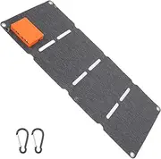 Solar Panel Charging Bag | Solar Power Phone Charger,Camping Solar Charger, Charging Panel Power Bank, Folding Bag Monocrystalline Solar Panel Waterproof