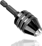 Bestgle 1/4 Inch Hex Shank Keyless Drill Chuck Conversion Tool Quick Change Adapter Converter 0.5mm - 3mm Small Drill Chuck Adapter