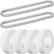 [EATBALE] 9985006-r2 Timing Track 6101611-r4 Climbing Rings Replacement Parts for Dolphin Nautilus cc Plus Robotic Pool Robot Pool Cleaner Pool Track Climbing Wheel Accessories Kit