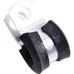 Aeroflow Cushioned P Clamps -7An 5Pk Silver 11mm Id Or 7/16" Id - AF158-07S