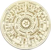 Abaodam Wooden Divination Information Board Home Decoration Plate for Rituals Smooth Polished Surface Material Present for Friends and Family