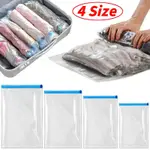 COMPRESSION BAG HAND ROLLING VACUUM BAGS TRANSPARENT CLOTHIN