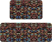I Love My Dog Dachshunds Christmas 2 Piece Floor Mat Non Slip Restaurant Mat For Floor Mat Home Mat Anti Slip Entry Mat
