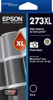 Epson 273XL Photo Black Ink Cartridge (Original)