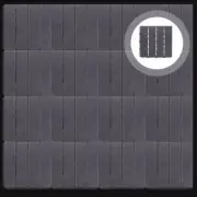 Mosaic Floor Interlocking Tiles Outdoor Patio Waterproof Flooring