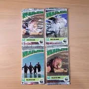 4X Wildlife in Danger WWF 1992 Panini Sealed Unopened Trading Card Pack Lot