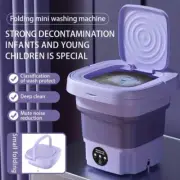 Mini Washing Machine, Folding Portable Sterilization Drying Laundry Machine