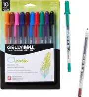 SAKURA Gelly Roll Gel Pens - Medium Point Ink Pen for Journaling, Art, or Drawin
