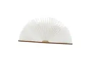Lixada LED Rechargeable Folding Book Light 4.5W 500LM Battery-Operated Changeable Shape Table Floor Ceiling Bedside Lamp Practical and Beautiful Lighting Fixture (Warm White)