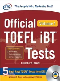 在飛比找三民網路書店優惠-Official TOEFL iBT Tests Volum