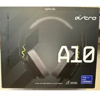 在飛比找蝦皮購物優惠-全新未拆封~logitech羅技 ASTRO A10電競耳機