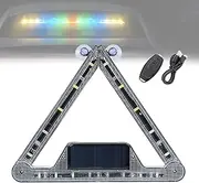 Emergency Lights for Vehicles, Color Triangle Brake Led Light, Car Warning Triangle Emergency Reflective LED Lights, Waterproof Warning Traffic Light for Vehicles and Cars