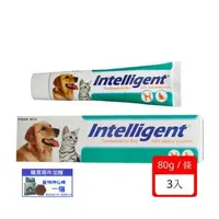 在飛比找森森購物網優惠-Intelligent因特力淨-寵物酵素牙膏 80g X3入