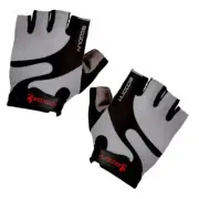 BOODUN Cycling Gloves with Shock-absorbing Foam Pad Breathable Half Finger Gray