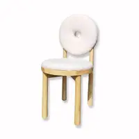 在飛比找蝦皮商城優惠-甜甜圈 餐椅 CH099 北歐 設計師 風格 奶油風 毛巾布