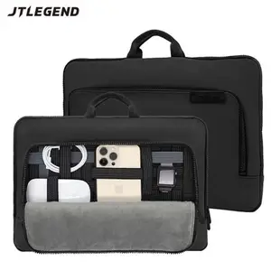 jtlegend適用2023款蘋果M2款macbook pro 13/14寸/16防水布藝air13.6手提筆記本電源電腦包可收納內膽包全包