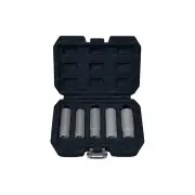 5 Pcs of PK Tool 3/8" Dr Damaged Nut & Bolt Extractor - 65mm Deep Wall Sockets
