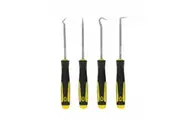 4pcs Car Pick & Hook Set O Ring Oil Seal Gasket Puller Remover Craft Hand Tool