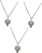 [WRITWAA] Pcs Basketball Chain Necklace for Men Boys Sports Necklace Mens Jewelry