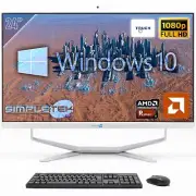 PC All IN One 24 " Touchscreen Win10 8gb 240gb AMD Rx Series Fixed Webcam 2k_