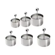 Cake Making Moulds Stainless Steel Cake Rings Dessert Rings for DIY Cake