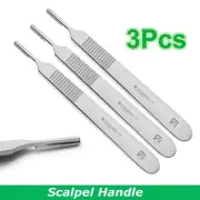 Dental Surgical BP Scalpel Handle #3 – Blade Holder 3PCS Set for Medical Use