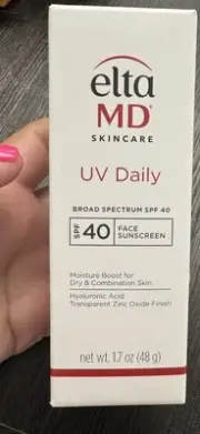 Elta MD UV Daily Broad-Spectrum SPF 40 Face Sunscreen 1.7oz EXP 04/26 *NEW BOX*