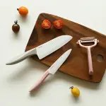 [CREAM] 現貨💕 韓國 DAILYLIKE 陶瓷廚房刀具組 三入組 陶瓷菜刀 陶瓷削皮刀 廚房菜刀 韓國刀具組