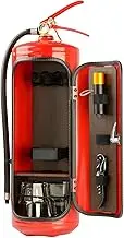 Fire Extinguisher Min-i Bar - Wine Storage System | Novelty Camping Picnic Bar, Creative Fire Extinguisher Shape Wine Bottle Holder, Wine Storage System for Whiskey Lovers, Firefighter 12 * 12 * 30CM