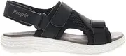 [Propét] 'Propet Womens Travelactiv Sport Ankle Strap Athletic Sandals Casual Low Heel 1-2'' - Black'