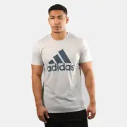 NEW MENS ADIDAS CLIMALITE BADGE OF SPORT GRAPHIC T SHIRT TEE L