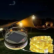 DTOTSFCZF Portable Twinkle Led String Fairy Lights Solar Battery Rechargeable Retractable Operated Waterproof Battery Operated for utdoor Bedroom House Patio Camping