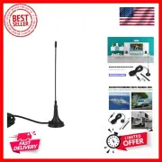 TV Antenna, 50 Miles Indoor HD Dual Antenna with IEC Converter, TV Amplified ...