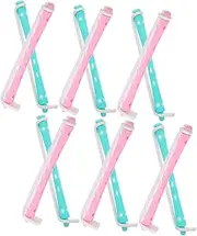 ADOCARN 24pcs Two-color Perming Bar Set Jumbo Hair Rollers for Women Overnight Curls Stylish Hair Accessories