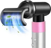 Anti-Flight Flyaway Attachment Nozzle with Adaptor for Dyson for Airwrap Styler, Accessories for Hair Styler Converting to Hair Dryer