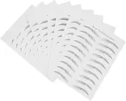 BIUDECO 6d Realistic Tattoo Stickers Waterproof Temporary Eyebrow Wig for Women