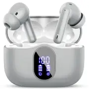Wireless Earbuds Bluetooth 5.4 Headphones Bass Stereo Ear Buds with Noise Can...