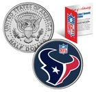 HOUSTON TEXANS NFL JFK Kennedy Half Dollar US Coin *Officially Licensed*