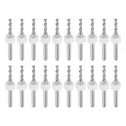 20pcs Micro PCB Drill Bits 2.15mm Tungsten Steel for CNC Engraving
